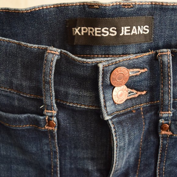 Retro Flare Dark Wash Jeans - Picture 5 of 8